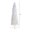 Nearly Natural 10-ft Slim White Artificial Christmas Tree with 800 Warm White LED Lights and 2420 Bendable Branches 2 Nearly Natural 10-ft Slim White Artificial Christmas Tree with 800 Warm White LED Lights and 2420 Bendable Branches -Outlet Xmas Decor Tree Store GUEST a9c21cb5 5d2f 40c2 8862 c1e54364dd4d