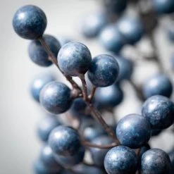 Sullivans Artificial Blueberry Stem Blue 18"H