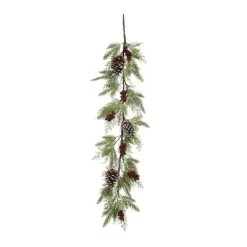 Transpac Artificial 48 in. Green Christmas Statement Classic Holiday Garland