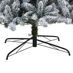 9ft Nearly Natural Pre-Lit LED Flocked Full Livingston Fir with Pinecones Artificial Christmas Tree Clear Lights -Outlet Xmas Decor Tree Store GUEST aa46bd0b 6507 475e 9194 6a20a931e497