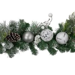 Northlight 6' Green Pine Frosted Artificial Christmas Garland with Pinecones and Ornaments, Unlit -Outlet Xmas Decor Tree Store GUEST aaae66f7 98a5 4c53 8774 79c379eec5e5