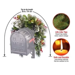 National Tree Company 36in. Wintry Pine(R) Mailbox Swag -Outlet Xmas Decor Tree Store GUEST aacf571f c796 4748 8389 57467bf65913