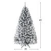 Costway 6ft Snow Flocked Hinged Artificial Christmas Tree Unlit Metal 2 Costway 6ft Snow Flocked Hinged Artificial Christmas Tree Unlit Metal -Outlet Xmas Decor Tree Store GUEST ab3b852c ba48 4a41 95da 6aaf3997d71b