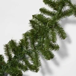9' Pre-Lit Artificial Pine Christmas Garland Green with Multicolor Lights - Wondershop™