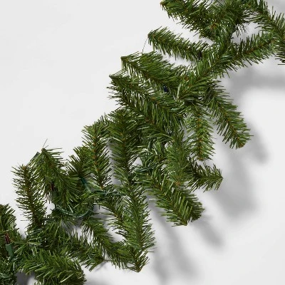 9' Pre-Lit Artificial Pine Christmas Garland Green with Multicolor Lights - Wondershop™ 3 9' Pre-Lit Artificial Pine Christmas Garland Green with Multicolor Lights - Wondershop™