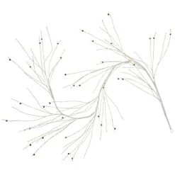 Northlight 6' x 6" Pre-Lit White Christmas Garland with Jingle Bells, Warm White Lights -Outlet Xmas Decor Tree Store GUEST ad238a5b 0078 4398 a752 e1f694b9b73d