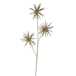 Northlight 24" Gold Glittered Starburst Artificial Christmas Spray