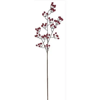 Northlight 39" Red Wild Currant Berry Artificial Christmas Spray 3 Northlight 39" Red Wild Currant Berry Artificial Christmas Spray