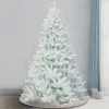 National Tree Company 7.5 Foot Full Body Silhouette Artificial Christmas Tree w/ 1,545 Individual Branch Tips for Holiday, Noel, and More, White -Outlet Xmas Decor Tree Store GUEST add8be59 d191 4520 989f 55612398fa61
