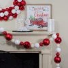 Northlight 6' Shatterproof Ball 3-Finish Red and White Christmas Garland -Outlet Xmas Decor Tree Store GUEST b0012094 38d5 4360 bb37 8d228c061b58