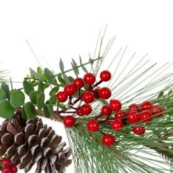 Northlight 5' x 10" Berry Pine and Eucalyptus Artificial Christmas Garland - Unlit 6 Northlight 5' x 10" Berry Pine and Eucalyptus Artificial Christmas Garland - Unlit -Outlet Xmas Decor Tree Store GUEST b02fac7b da26 450a 96eb ce25feafac16