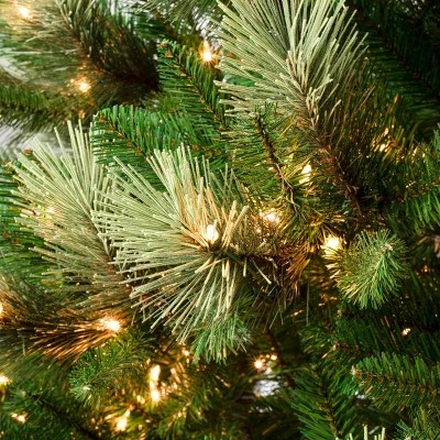 National Tree Company First Traditions Pre-Lit Charleston Pine Hinged Artificial Christmas Tree Clear Lights 4 National Tree Company First Traditions Pre-Lit Charleston Pine Hinged Artificial Christmas Tree Clear Lights - Image 2