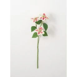 Sullivans Artificial Poinsettia Stem 25"H