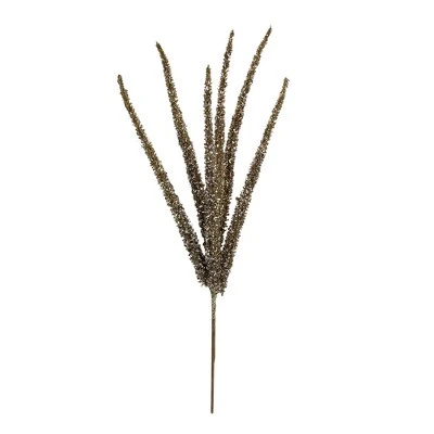 Roman 22" Gold and Silver Embellished Christmas Spray Pick 3 Roman 22" Gold and Silver Embellished Christmas Spray Pick