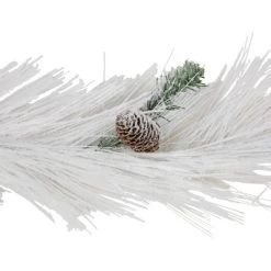 Northlight 6' x 10" White Flocked Artificial Christmas Garland with Pine Cones, Unlit -Outlet Xmas Decor Tree Store GUEST b31fc65a a2e3 4cc3 bc34 f556e117cd46