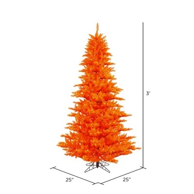 Vickerman Orange Fir Artificial Christmas Tree 4 Vickerman Orange Fir Artificial Christmas Tree - Image 2