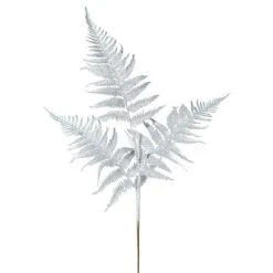 Vickerman 22" Onoclea Glitter Fern Artificial Christmas Spray -Outlet Xmas Decor Tree Store GUEST b4aa53c1 4b56 48ad af88 ac2f9f92f2b7
