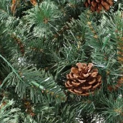 Sunnydaze Decor Sunnydaze Indoor Pre-Lit Artificial Christmas Garland with Pinecones - 9' -Outlet Xmas Decor Tree Store GUEST b4c8991d b03b 41a9 8bfc ffd65e37d0c9