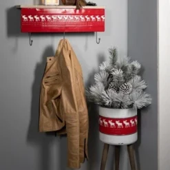 Sullivans Artificial Flocked Pine Stem 28"H Green -Outlet Xmas Decor Tree Store GUEST b5723ae9 0840 46f9 b8f0 d17389707bd1