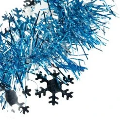 Northlight 12' x 3" Sky Blue and Silver Snowflakes Christmas Tinsel Garland - Unlit 9 Northlight 12' x 3" Sky Blue and Silver Snowflakes Christmas Tinsel Garland - Unlit -Outlet Xmas Decor Tree Store GUEST b7cc3a62 2f73 4ffd ac44 15a27e61dbb2