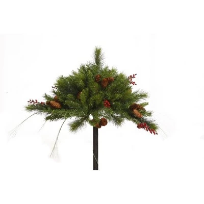 Vickerman Mixed Berry and Cone Artificial Christmas Urn Filler 3 Vickerman Mixed Berry and Cone Artificial Christmas Urn Filler