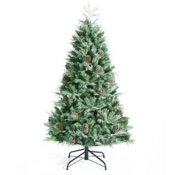 Costway 6ft7ft8ft Snow Flocked Artificial Christmas Tree w/ 71516511139 Glitter PE & PVC Tips -Outlet Xmas Decor Tree Store GUEST b8573056 b0d0 48e7 a2a8 4d4ea129e1cc