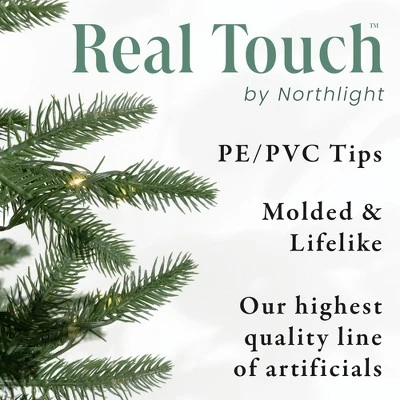 Northlight Real Touch™ Pre-Lit Medium Grande Spruce Artificial Christmas Tree - Clear Lights - 6' 8 Northlight Real Touch™ Pre-Lit Medium Grande Spruce Artificial Christmas Tree - Clear Lights - 6' - Image 6
