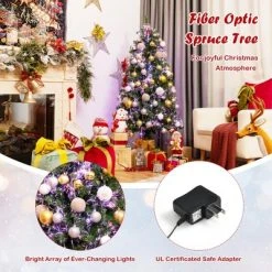 Costway 5ft Pre-lit Fiber Optic PVC Artificial Christmas Tree w/ 449 Branch Tips 18 Costway 5ft Pre-lit Fiber Optic PVC Artificial Christmas Tree w/ 449 Branch Tips -Outlet Xmas Decor Tree Store GUEST b87c754f eb8d 4c5e ade4 d12aa9f5f7b2