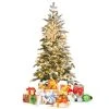 Tangkula 6ft Artificial Snow Flocked Pencil Christmas Tree Pre-Lit Faux-Pine Tree W/250 Warm White LED Lights 1 Tangkula 6ft Artificial Snow Flocked Pencil Christmas Tree Pre-Lit Faux-Pine Tree W/250 Warm White LED Lights -Outlet Xmas Decor Tree Store GUEST ba409297 6768 45df 8058 dcf4204b28dd