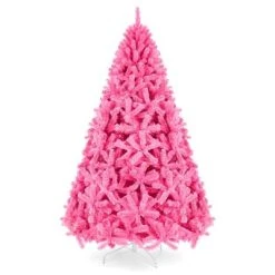 Best Choice Products Artificial Pink Christmas Full Tree Festive Holiday Decoration w/ Stand 19 Best Choice Products Artificial Pink Christmas Full Tree Festive Holiday Decoration w/ Stand -Outlet Xmas Decor Tree Store GUEST bb0701e1 0df8 460f bf81 d440f55f6671