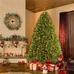 Yaheetech Pre-lit Ultra-Thick Artificial Christmas Tree Hinged Spruce Holiday Decoration, Green 14 Yaheetech Pre-lit Ultra-Thick Artificial Christmas Tree Hinged Spruce Holiday Decoration, Green -Outlet Xmas Decor Tree Store GUEST bbad8628 6fb2 42f9 8c86 7c6cfcd74933