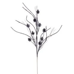 Vickerman 32" Mini Pinecone Twig Glitter Spray -Outlet Xmas Decor Tree Store GUEST bbd37051 6acd 45a1 b140 b69cb3948b9a