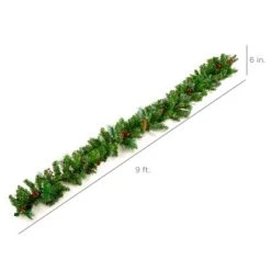 Best Choice Products 9ft Pre-Lit Pre-Decorated Garland w/ PVC Branch Tips, 50 Lights, Pine Cones, Berries 15 Best Choice Products 9ft Pre-Lit Pre-Decorated Garland w/ PVC Branch Tips, 50 Lights, Pine Cones, Berries -Outlet Xmas Decor Tree Store GUEST bbdf0946 3ce8 4d60 87bc 267febe76a62
