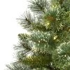 Nearly Natural Pre-Lit LED Slim Snow Flocked Tip Wisconsin Pine Artificial Christmas Tree Clear Lights -Outlet Xmas Decor Tree Store GUEST bc39f7f6 c398 4096 b0af 7fde736ef4b3