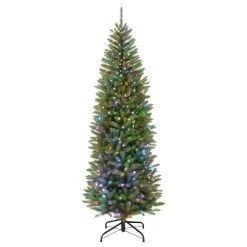 7.5ft Puleo Pre-Lit Slim Fraser Fir Artificial Christmas Tree Clear Lights -Outlet Xmas Decor Tree Store GUEST bcc00202 fa35 423b a4b6 e49a266c0835