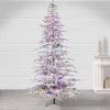 7.5ft Sterling Tree Company Full Flocked Mountain LED Pre-Lit Pine Artificial Christmas Tree -Outlet Xmas Decor Tree Store GUEST beb6cba6 336d 4baa b561 3f65a6f745d6