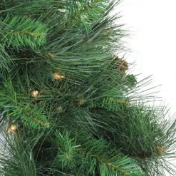 Northlight 9' x 14" Prelit White Valley Pine Artificial Christmas Garland - Clear Lights