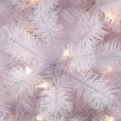 Puleo 4.5ft Pre-lit Artificial Christmas Tree White Newcastle Fir -Outlet Xmas Decor Tree Store GUEST c01d11d3 cff8 427a 827f 1990bd8202a4