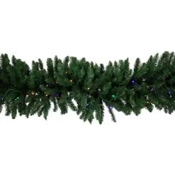 Northlight 25' x 20" Pre-Lit Buffalo Fir Artificial Christmas Garland - Multi-Color LED Lights -Outlet Xmas Decor Tree Store GUEST c11f31fe dc5c 417a ab64 f56105cd0368