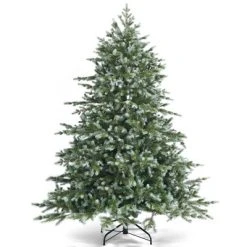 Costway 6ft Artificial Christmas Spruce Hinged Tree w/ 892 Mixed PE & PVC Tips -Outlet Xmas Decor Tree Store GUEST c1627a63 bf28 4648 adb7 f9a4e407f5d5