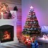 HOMCOM Fiber Optic Artificial Fir Christmas Tree, LED Pre-Lit Holiday Decoration with Lights and Branch Tips 2 HOMCOM Fiber Optic Artificial Fir Christmas Tree, LED Pre-Lit Holiday Decoration with Lights and Branch Tips -Outlet Xmas Decor Tree Store GUEST c1ee6c6c b999 4def 921e 0ea34b764e42