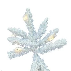 Vickerman Flocked White Spruce Artificial Christmas Tree
