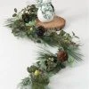 Sullivans Artificial Pine, Berry and Cone Garland 72"L Green