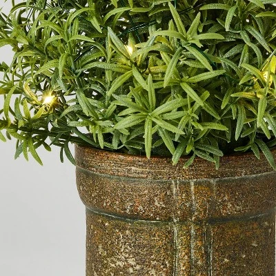 Threshold Designed W/Studio McGee Rosemary Pre-Lit Christmas Arrangement - Threshold™ designed with Studio McGee 4 Threshold Designed W/Studio McGee Rosemary Pre-Lit Christmas Arrangement - Threshold™ designed with Studio McGee - Image 2