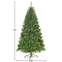 Tangkula Artificial Christmas Tree PVC Hinged Spruce Xmas Tree with Branch Tips -Outlet Xmas Decor Tree Store GUEST c765512e 4dd7 4efa bb4d e20f290b5caf