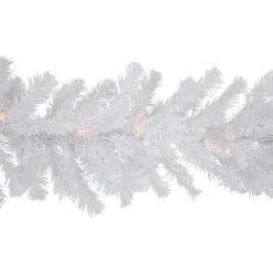 Northlight 9' x 12" Prelit Snow White Artificial Christmas Garland - Clear Lights -Outlet Xmas Decor Tree Store GUEST c7cc0799 6330 4da6 b9a8 d66f87a2a154 1