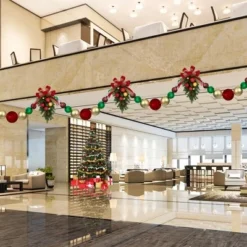 Northlight 6' Shiny and Matte Traditional Colors Shatterproof Ball Christmas Swag -Outlet Xmas Decor Tree Store GUEST c7fcbec8 0095 40e7 b936 4d9af5314496