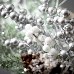 5'L Sullivans Frosted Berry Garland, Multicolored Christmas Garland