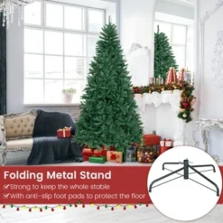 Costway 7.5FT Hinged Christmas Tree Unlit Artificial Xmas Decoration w/ 2254 Branch Tips -Outlet Xmas Decor Tree Store GUEST c93952cb 2c9e 4c9d 9296 94419192ff36