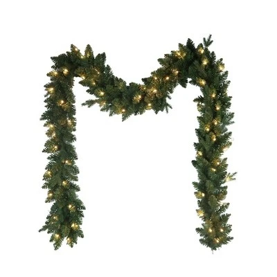 Kurt S. Adler Kurt Adler Kurt Adler 9-Foot Pre-Lit Warm White LED Jackson Pine Garland 3 Kurt S. Adler Kurt Adler Kurt Adler 9-Foot Pre-Lit Warm White LED Jackson Pine Garland